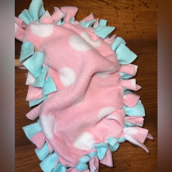 Homemade Tie Blanket Teething Lovey - Picture 5 of 5